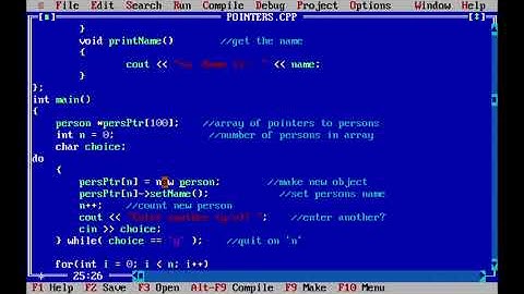 Pointers |Array of pointers to objects in C++|  C++ program for array of pointers to objects
