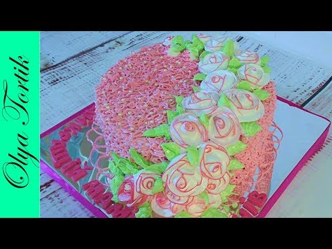 Кремовый торт с