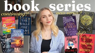 BOOK SERIES RECAP 📚 all the book series Im in the middle of, DNFs, fantasy favs and new releases