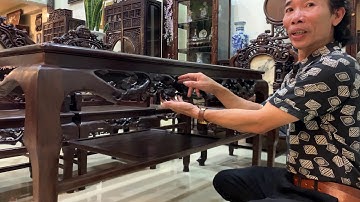 Bộ Ghế Cổng Thành  7 Món Gỗ Gụ | nội thất Kiểu Xưa |Tủ Bày Đồ | Bàn Ghế Cổ | Sập gỗ |TRƯỜNG KỶ GỖ