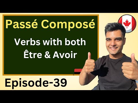 Passé Composé- Verbs that uses both Etre and Avoir