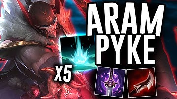 PYKE ULTIMATE RESETS ARE OP IN ARAM - Pyke ARAM - League of Legends