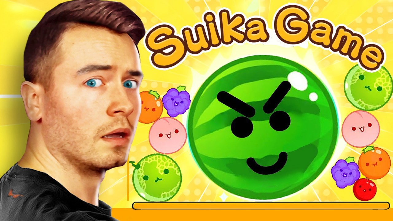 ICH spiele das ORIGINALE WASSERMELONEN Spiel!🍉 (Suika Game)