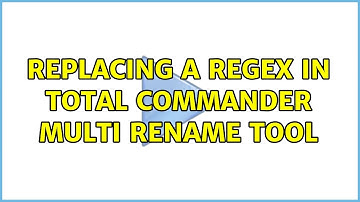 Replacing a regex in Total Commander multi rename tool