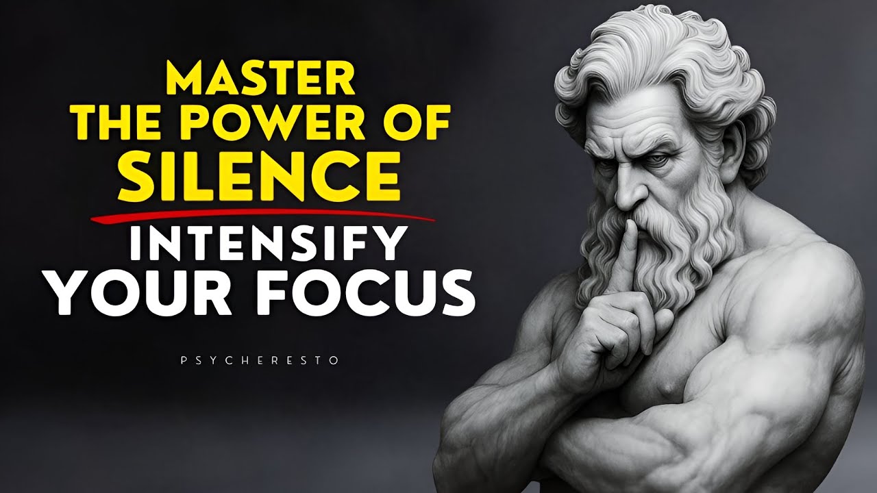 10 Stoic Lessons to INTENSIFY Your FOCUS & Master The Power Of SILENCE ...