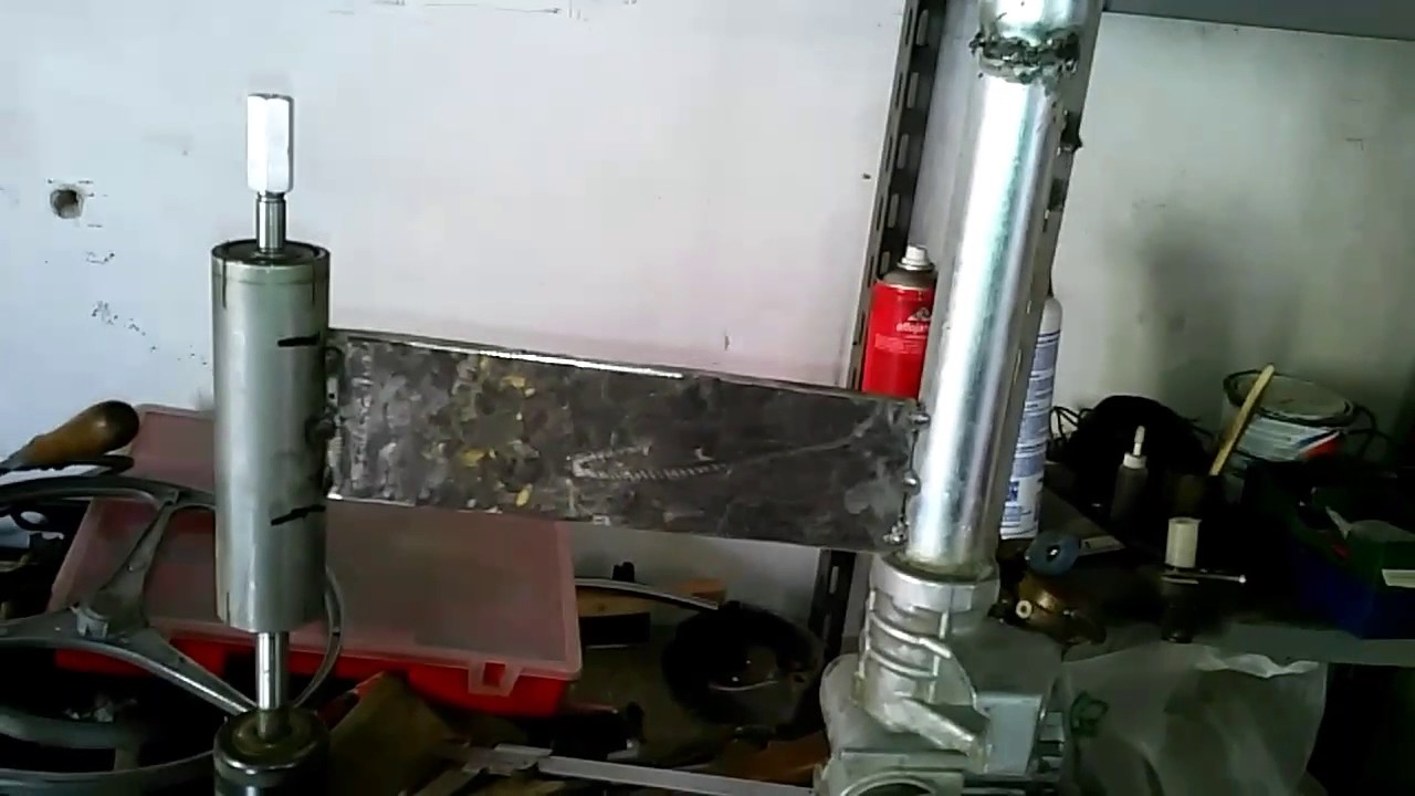 Taladro de columna casero 1 - YouTube
