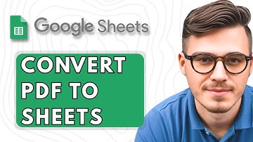 How To Convert PDF to Google Sheets [2025 Guide]