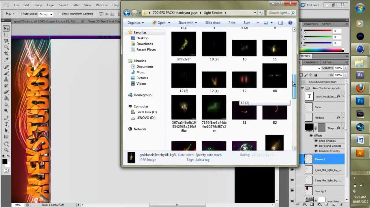 Youtube Background Speed Art || alekstudios