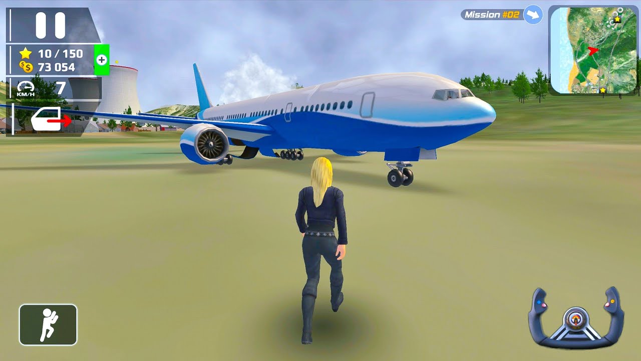 Jumping From Boeing 777 in Mid Air - Helicopter Flying Pilot Simulator - Android IOS Gameplay.