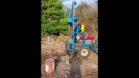 What equipment is needed to drill a water well?