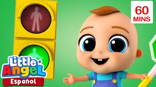 Bebé Juan aprende con el semaforo🚦 | Caricaturas | Canciones Infantiles🎵| Little Angel Español