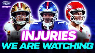 Offseason Injuries We Are Watching: Patrick Mahomes, Malik Nabers, George Kittle and MORE!