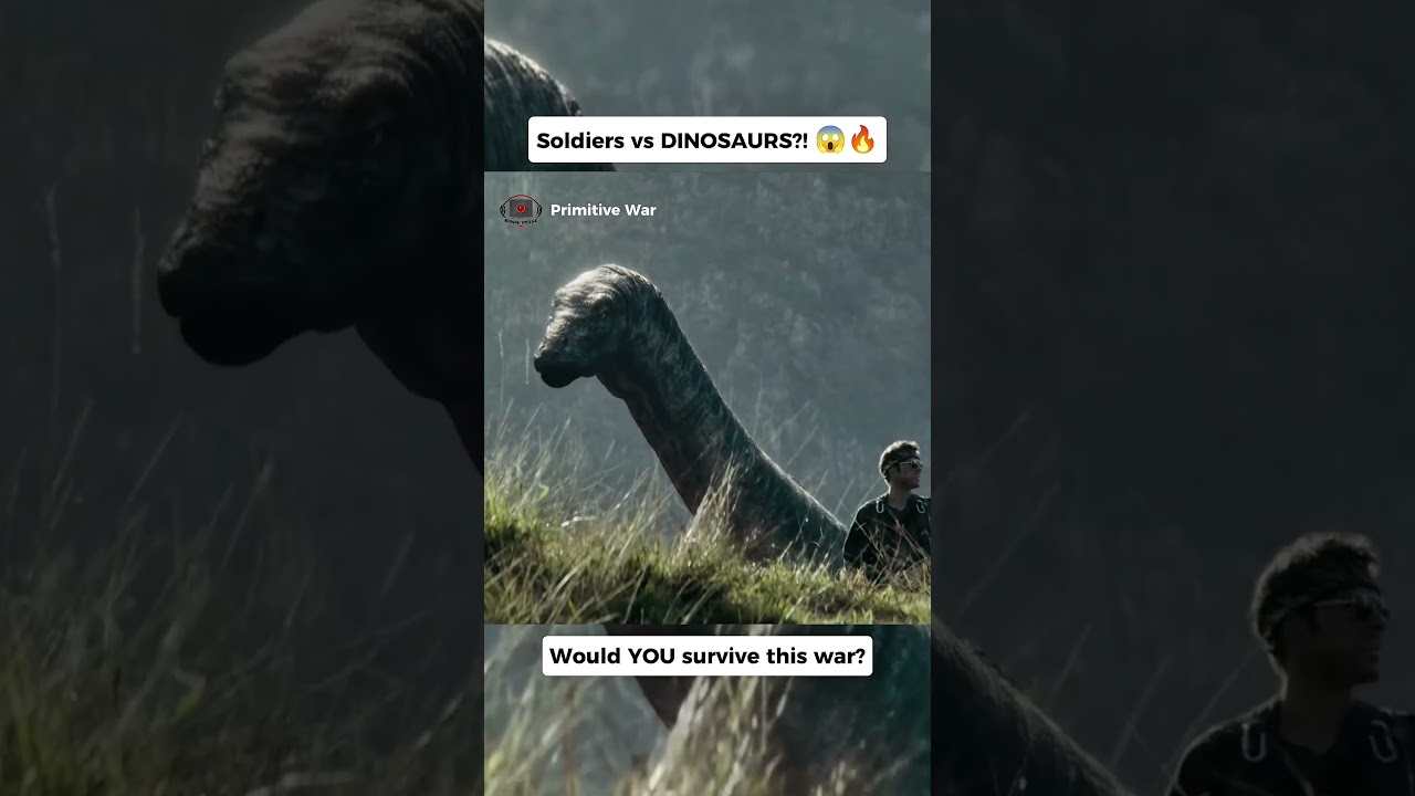 Soldiers VS Dinosaurs?! 😱🔥 Primitive War (2025)