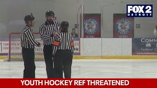 Youth hockey ref says coach threatened to assault him