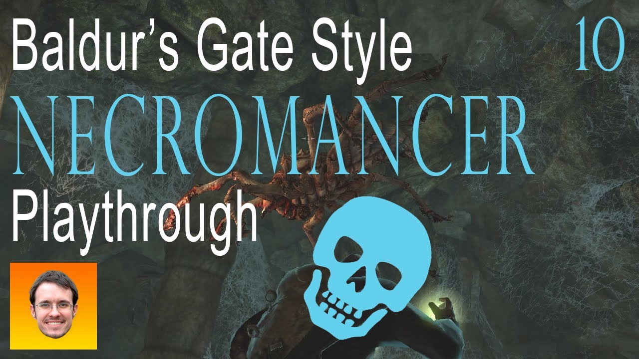 SKELETONS + DISEASE SPELLS = WINNING COMBO!  Skyrim modded madness.