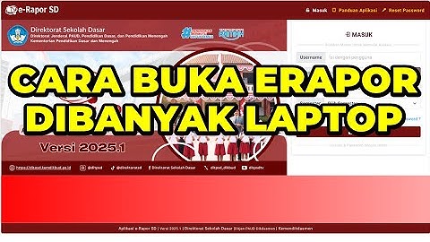 CARA MENGERJAKAN ERAPOR 2025/2026 DI BANYAK LAPTOP | CARA SHARING JARINGAN ERAPOR DI LAPTOP LAIN