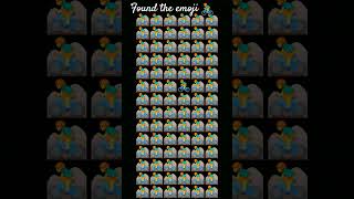 find the odd emoji quiz #subscribe #tutorial