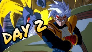 Day 2 Super Baby 2 Advance Combos and Loops | DBFZ