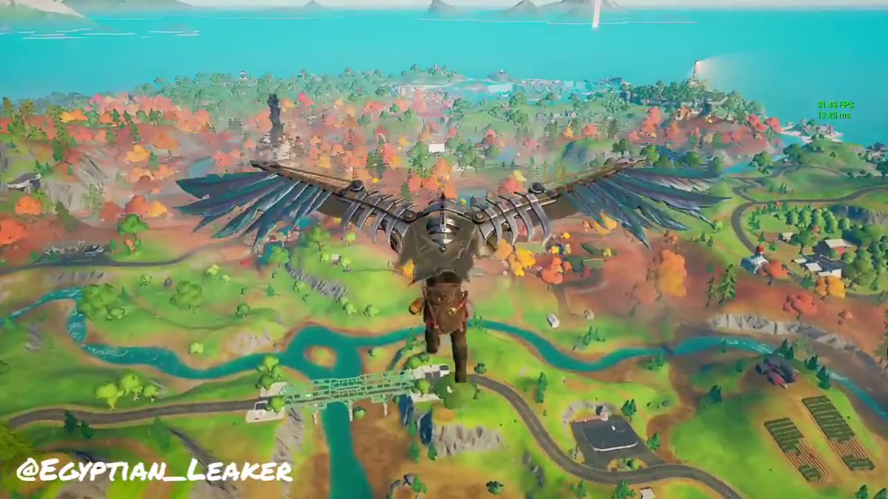 Unreleased "Weeping Crow" Glider Fortnite Battle Royale YouTube