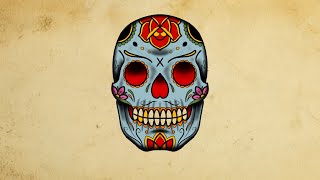 HOW TO DRAW A SUGAR SKULL TATTOO