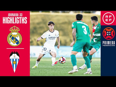 Resumen #PrimeraFederación | Real Madrid-Castilla 3-1 CD Alcoyano | Jornada 33, Grupo 2
