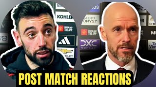 MUFC 🚨 BRUNO FERNANDES & ERIK TEN HAG POST-MATCH INTERVIEW | Man United 4-2 Sheffield