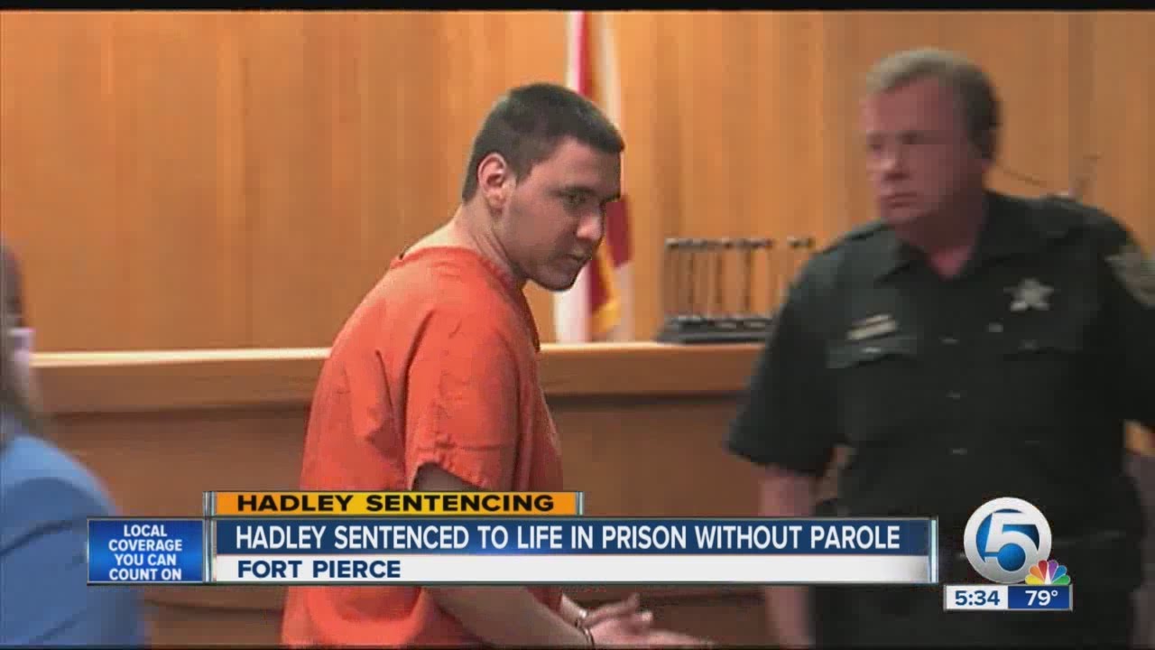Hadley sentenced to life in prison without parole - YouTube