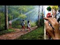 GO TO SCHOOL / CARA MELUKIS - MENGGAMBAR PEMANDANGAN / HOW TO PAINT LANDSCAPE BY DANDAN SA, TTR 37