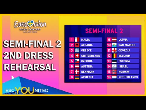 Eurovision 2024: Semi Final 2 - Second Dress Rehearsal Live Stream DISCUSSION