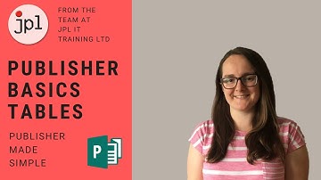 Publisher Basics: Tables