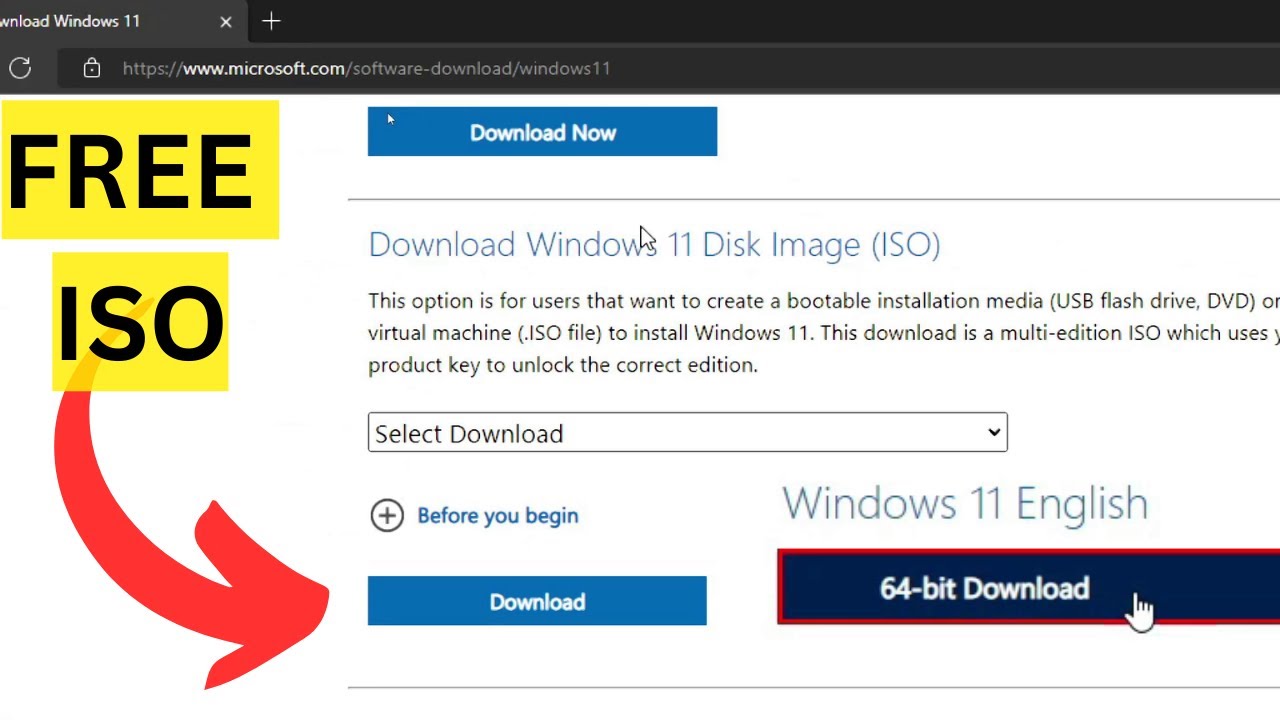 How To Download Windows 11 ISO File for Bootable USB