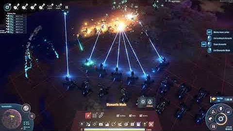 Dyson Sphere Program Cleaning a planet - Destroy the dark fog