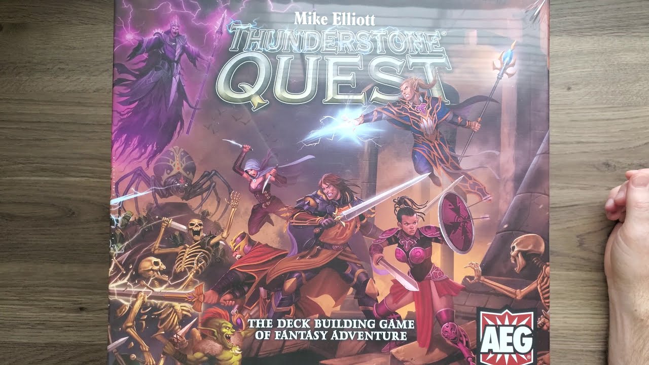 Thunderstone Quest KickStarter 5 Storage Box, Playmat, and 4th Level