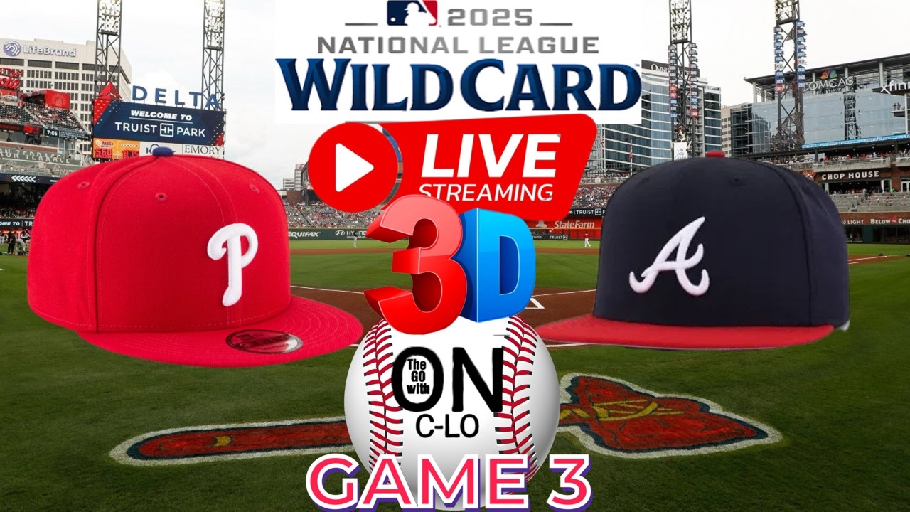 🔴Atlanta Braves vs Phillies. Live MLB NL WILD CARD ⚾Game 3 Live Play by Play 3D MLB Livesream