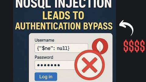 🔥 NoSQL Injection Leads to Login Bypass | Authentication Bypass PoC Explained