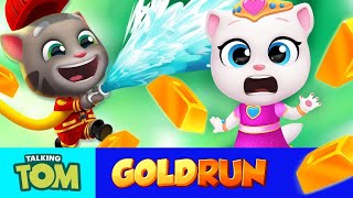 128Z, Fire Fighter Tom Gold Run, My Talking Tom Gold Run Android & IOS Gameplay by Outfit 7, iGame Z screenshot 4