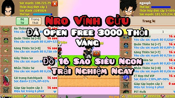 Review Nro Lậu Đã Open Free 3000 Thỏi Vàng Đồ 16 Sao Chơi Ngon Như Test Có Full Mod IOS