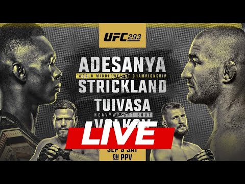 UFC 293: Israel Adesanya vs Sean Strickland | LIVE STREAM
