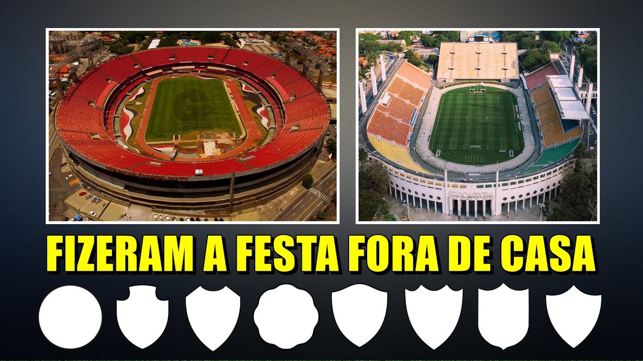 Clubes de FORA de São Paulo que já foram CAMPEÕES no MORUMBI e PACAEMBU