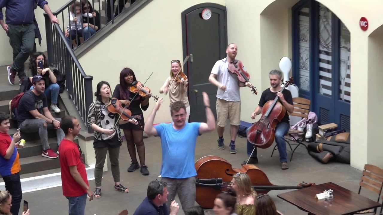 The Hugely Entertaining Classical String Quartet 'Graffiti' at Covent Garden 2  of 4