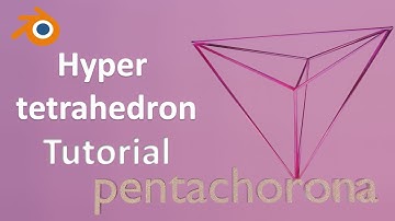 Blender Tutorial - How to Make Seamless Loop Animation for the Hyper Tetrahedron - English Subtitles