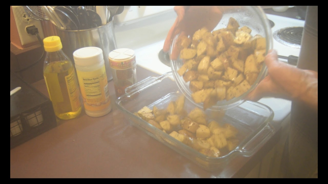 Cooking recipes - Potatoes, Green beans and Corn, with toast