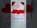 DIY cute love card idea ❤️#card #diy #art #youtubeshorts #shorts #love #art #anniversary #video