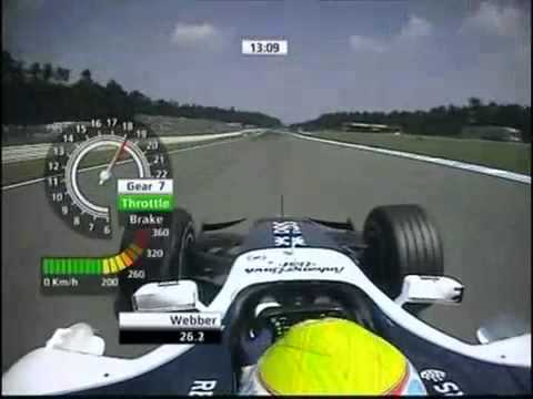 F1 Hockenheim 2006 Q2 - Mark Webber Onboard Lap