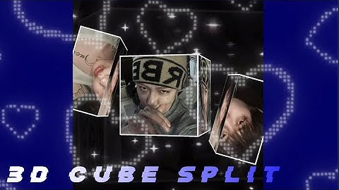 3D CUBE SPLIT VIDEOSTAR TUTORIAL