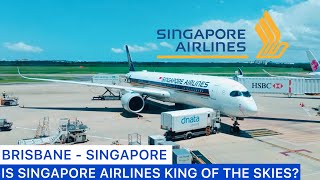 7+ HOURS IN SINGAPORE AIRLINES ECONOMY Brisbane to Singapore l 4K