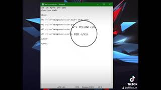 Basic HTML Tutorial #7 - HTML Headings Backgroind Color