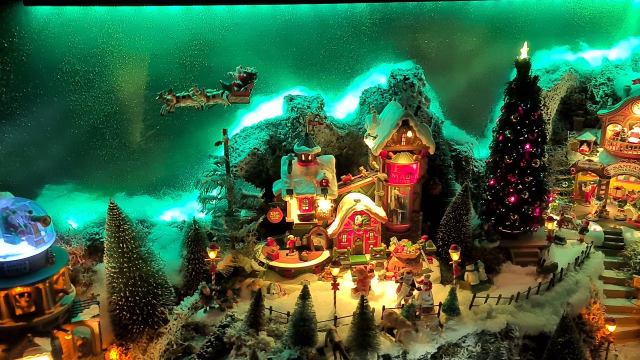 North Pole  Christmas Village 2021 ! Enjoy and Feel the magic !🎉💖🎆