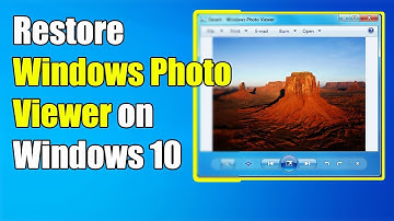 How to restore windows photo viewer windows 10