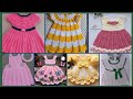 Impressive crochet baby frocks designs